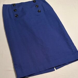 Ann Taylor- Blue Pencil Skirt